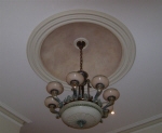 Plaster Ceiling Fixture, Painted Dome Perth, Decorative Effects Ceiling Dome, Interior Painter Creative Colours