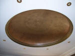 Metallic Dome, Copper Ceiling Dome, Aged Gold Ceiling Dome, Copper Paint, Metallic Paint, Creative Colours