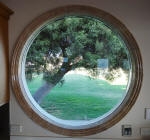 Faux Marble Painting to Moulded Plaster Window