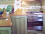 Two Tone Green Kitchen