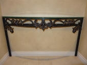 Three Colour Decorative Paint Finish to Hall Table