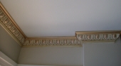 Historical House Painting Perth, Antique Painting, Moulded Plaster Cornice, Antique Gold Paint, Karl Saxon Creative Colours